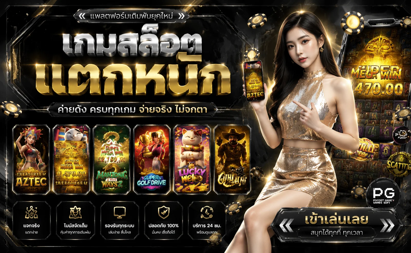 สล็อตออนไลน์ MASTERKING888 รวมทุกค่ายเกมดัง เว็บตรงไม่ล็อคยูส